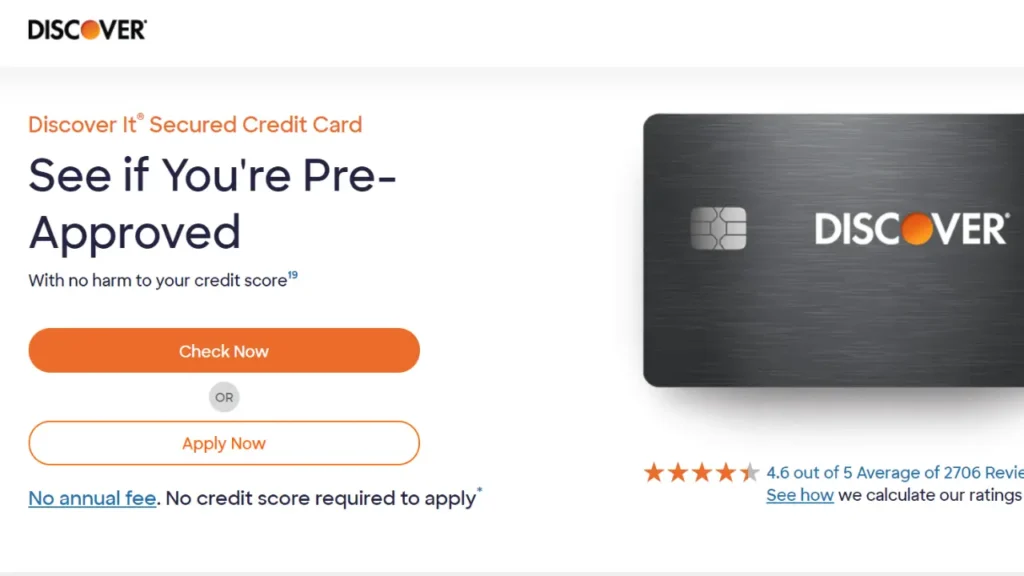 Apply for Discover it® Secured Credit Card